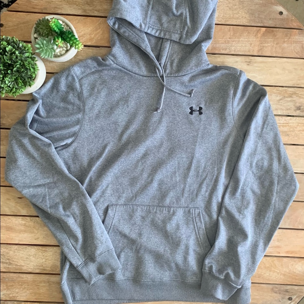Grey women’s under armour hoodie